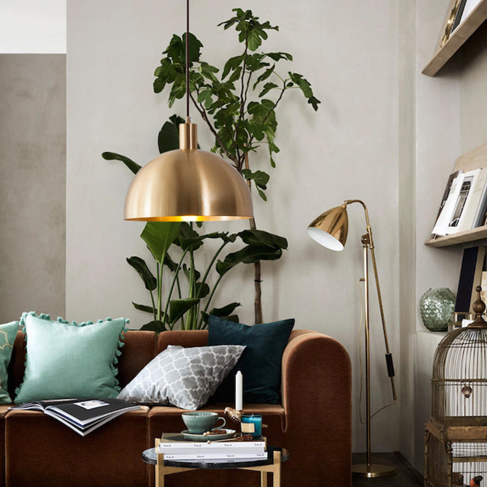 Luxe Gyllene Taklampa – Tidlös Elegans