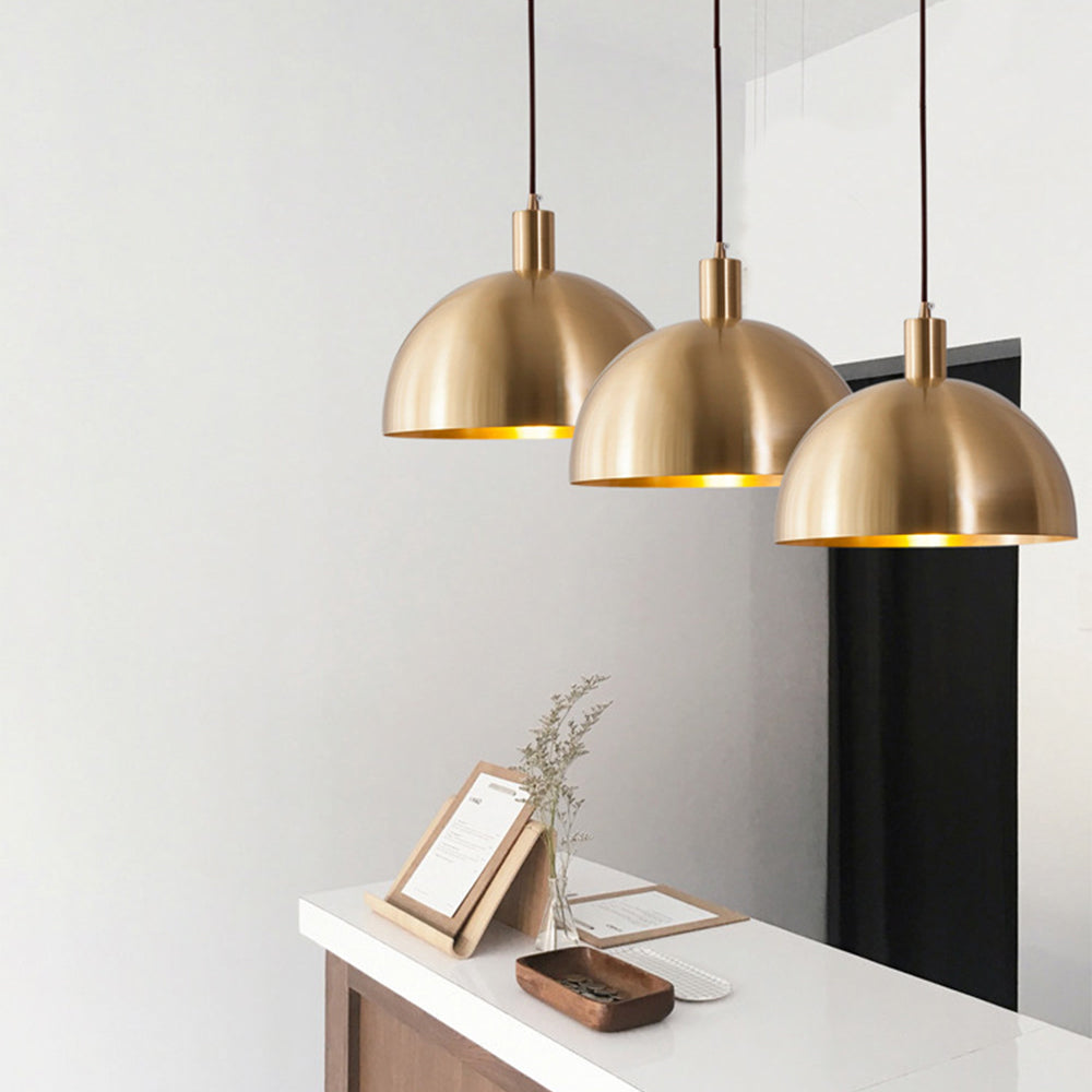Luxe Gyllene Taklampa – Tidlös Elegans