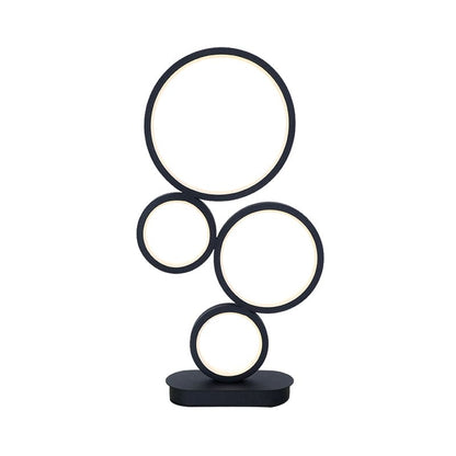 Modern Cirkelformad Bordslampa – Unik Design